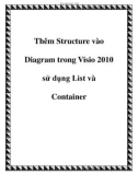 Thêm Structure vào Diagram trong Visio 2010 sử dụng List và Container