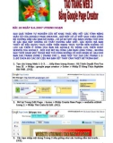 Thiết kế web bằng google page creator - 3