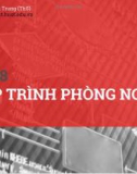 Bài giảng Kỹ thuật lập trình: Bài 8 - ThS. Trịnh Thành Trung