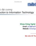 Bài giảng Tin học đại cương: Chương 6 - Xử lý số liệu với bảng tính điện tử (Phân tích số liệu - Thống kê - Dự báo)