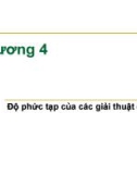 Phân tích và thiết kế giải thuật : Độ phức tạp của các giải thuật đồ thị - Chương 4