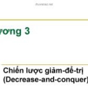 Bài giảng Phân tích và thiết kế giải thuật: Chương 3 - PGS.TS. Dương Tuấn Anh