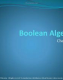 Lecture Discrete mathematics and its applications - Chapter 12: Boolean Algebra