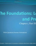 Lecture Discrete mathematics and its applications - Chapter 1 (Part III): Proofs