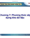 Kho dữ liệu và Hệ hỗ trợ quyết định ( Nguyễn Thanh Bình ) - Chương 7