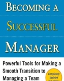 Becoming a successful manager