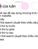 Xây dựng chương trình sử dụng tiện ích makefile.