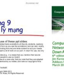 Bài giảng Computer Networking: A top down approach - Chương 9: Quản lý mạng