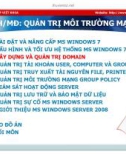 Bài giảng Quản trị môi trường mạng server: Bài 3 - TC Việt Khoa