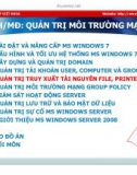 Bài giảng Quản trị môi trường mạng server: Bài 5 - TC Việt Khoa