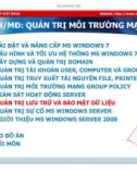 Bài giảng Quản trị môi trường mạng server: Bài 8 - TC Việt Khoa