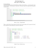 Bài thực hành Nhập môn lập trình số 1: Làm quen với lập trình