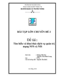 Đề tài: Tìm hiểu và khai thác dịch vụ quản trị mạng NFS và NIS