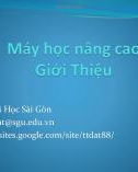 Bài giảng Máy học nâng cao: Giới thiệu - Trịnh Tấn Đạt