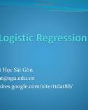 Bài giảng Máy học nâng cao: Logistic regression - Trịnh Tấn Đạt