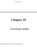 Lecture Introductory Econometrics for Finance: Chapter 10 - Chris Brooks