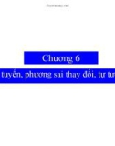 Lecture Applied econometrics course - Chapter 6: Đa cộng tuyến, phương sai thay đổi, tự tương quan