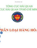 Bài giảng Phân loại hàng hóa