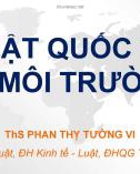 Bài giảng Luật môi trường: Chương 2 - ThS Phan Thỵ Tường Vi