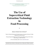 Supercritical Fluid Extraction Technology in Food Processing