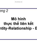 Bài giảng môn học Cơ sở dữ liệu - Chương 2: Mô hình thực thể liên kết (Entity - Relationship - ER)