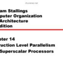 Bài giảng Computer Organization and Architecture: Chapter 14