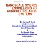 NANOSCALE SCIENCE AND ENGINEERING FOR AGRICULTURE AND FOOD SYSTEMS