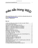 LÝ THYẾT MÀU SẮC TRONG THIẾT KẾ WEB