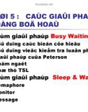 BÀI 5 : CÁC GIẢI PHÁP ĐỒNG BỘ HOÁ