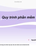 Bài giảng Nhập môn Công nghệ phần mềm: Chương 2 - Nguyễn Thị Minh Tuyền