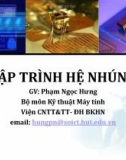 Bài giảng Lập trình hệ nhúng: Chương 1 - Phạm Ngọc Hưng