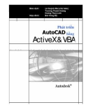 Phát triển AutoCAD bằng ActiveX & VBA - Ứng dụng mẫu