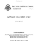 BJCP BEER EXAM STUDY GUIDE