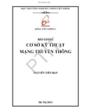 Bài giảng Cơ sở kỹ thuật mạng truyền thông