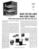 Bảo vệ dữ liệu phi cấu trúc - Triển khai phương thức tiếp cận hiệu quả