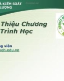 Bài giảng Đảm bảo và kiểm soát chất lượng phần mềm: Giới thiệu môn học - Nguyễn Mạnh Tuấn