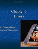 Lecture Programming principles and practice using C++: Chapter 5 - Bjarne Stroustrup