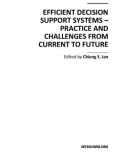 EFFICIENT DECISION SUPPORT SYSTEMS – PRACTICE, CHALLENGES FROM CURRENT TO FUTURE