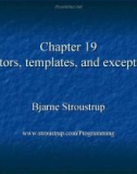 Lecture Programming principles and practice using C++: Chapter 19 - Bjarne Stroustrup