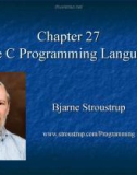 Lecture Programming principles and practice using C++: Chapter 27 - Bjarne Stroustrup