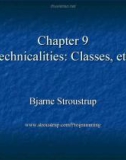 Lecture Programming principles and practice using C++: Chapter 9 - Bjarne Stroustrup