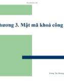 Bài giảng Lý thuyết thông tin trong các hệ mật: Chương 3 - Hoàng Thu Phương