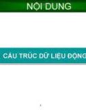 Bài giảng Cấu trúc dữ liệu và giải thuật 1: Chương 3