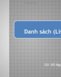 Bài giảng Cấu trúc dữ liệu và giải thuật: Chương 3 - Đỗ Ngọc Như Loan