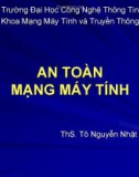 Bài giảng An toàn mạng máy tính: Bài 3 - ThS. Tô Nguyễn Nhật Quang