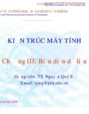 Bài giảng Kiến trúc máy tính: Chương 3 - TS. Nguyễn Qúy Sỹ