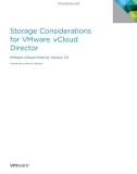 Storage Considerations for VMware® vCloud™ Director