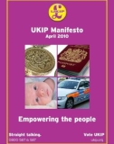 UKIP Manifesto Empowering the people