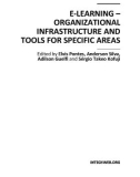 E-Learning-Organizational Infrastructure and Tools for Specific Areas