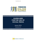 GUIDELINES FOR THE USE OF SOCIAL MEDIA